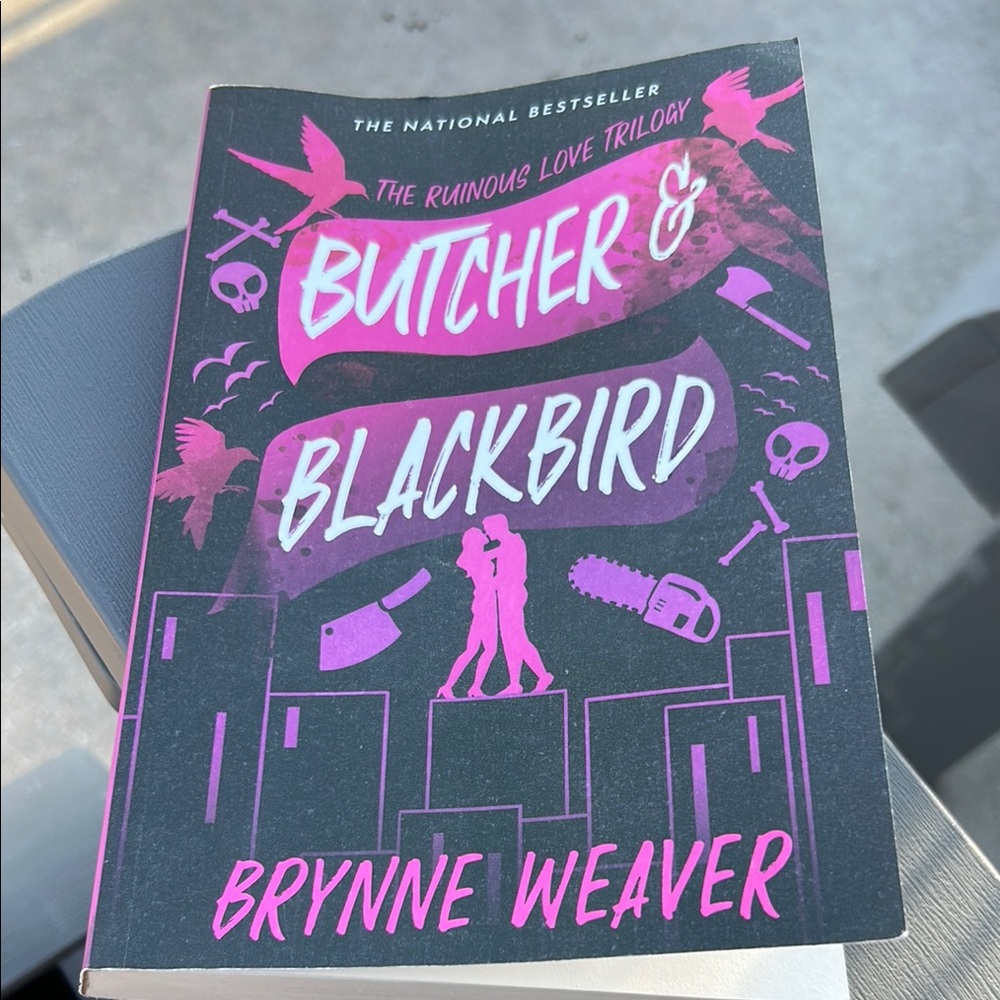 Pink and Black Bird Book
